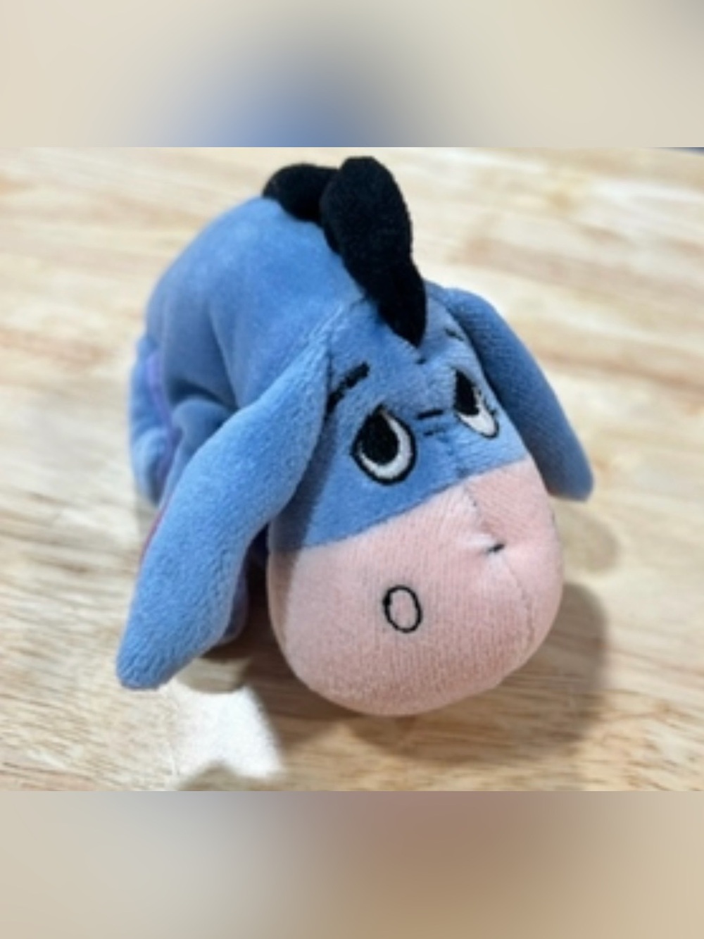 Disney Pooh Play Pals Plush Toy Baby Rattle Eeyore
